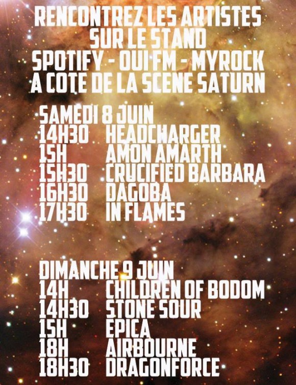 Soni dédicaces Oui Fm MyRock Spotify