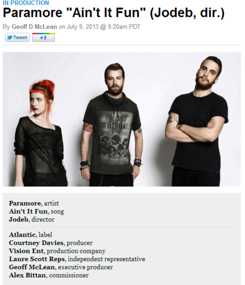 Paramore Ain't It fun